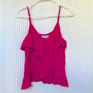 Ruffle vneck cami from Express